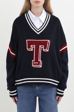 Tommy Jeans: Свитер с принтом 