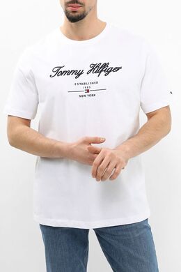 Tommy Hilfiger: Хлопковая футболка 