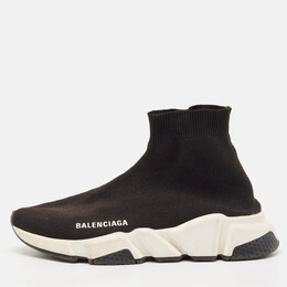 Balenciaga: Чёрные кроссовки  Speed Trainer