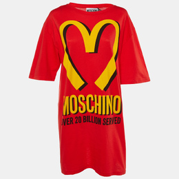 Moschino: Красная футболка  Couture