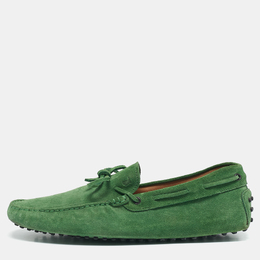 Tod's: Зелёные мокасины 