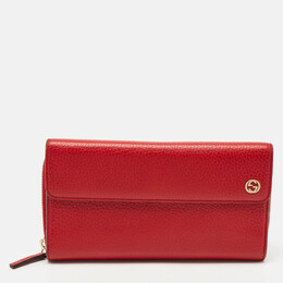 Gucci: Красный кошелёк  Interlocking G