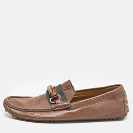 Gucci: Коричневые туфли  Horsebit