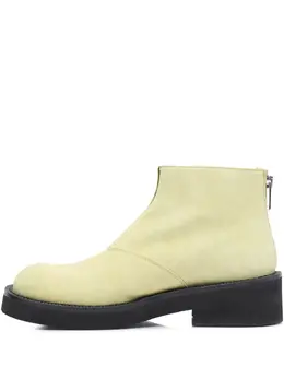 MM6 Maison Margiela: Бежевые ботинки 