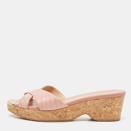Jimmy Choo: Розовые сандалии 