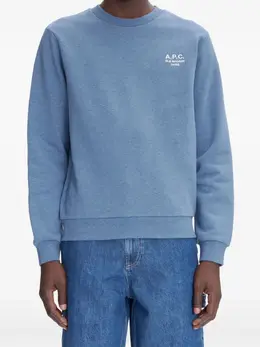 A.P.C.: Голубой свитшот  Rue Madame