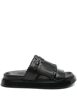 Alexander McQueen: Чёрные сандалии 