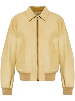 Burberry: Кожаная куртка 