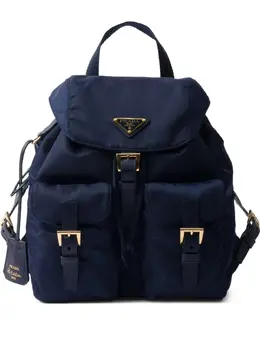 Prada: Синий рюкзак 