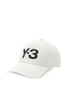 Y-3: Белая кепка 