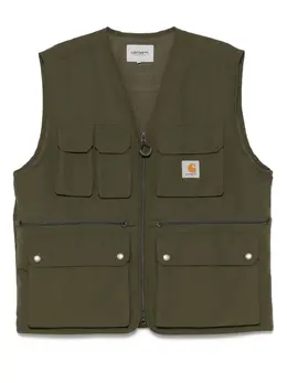Carhartt WIP: Зелёный жилет 