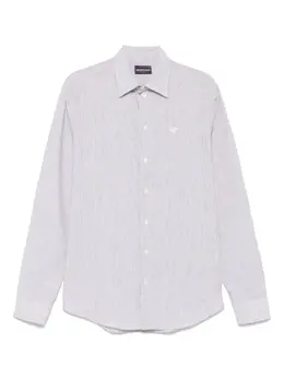 Emporio Armani: Рубашка в полоску 