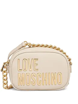 Love Moschino: Светлая сумка через плечо 