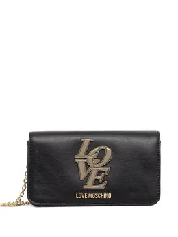 Love Moschino: Чёрный клатч 