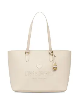 Love Moschino: Светлая сумка-шоппер 