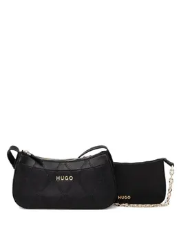 HUGO: Чёрная сумка через плечо 