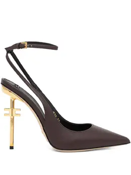 Elisabetta Franchi: Коричневые туфли 
