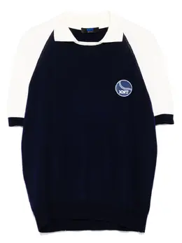 Kiton: Синее поло  KNT