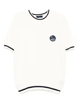 Kiton: Белый свитер  KNT