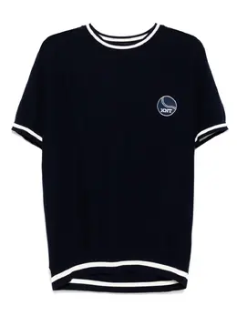 Kiton: Синий свитер  KNT