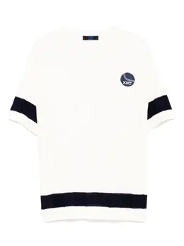 Kiton: Белый свитер  KNT
