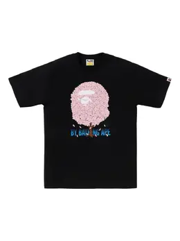 A BATHING APE®: Чёрная футболка 