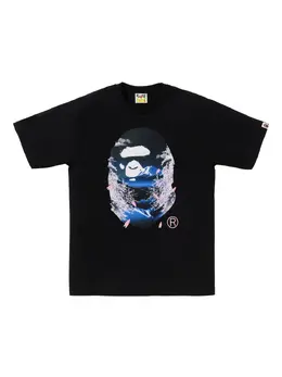 A BATHING APE®: Чёрная футболка 