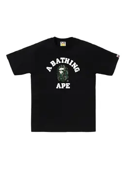 A BATHING APE®: Чёрная футболка 