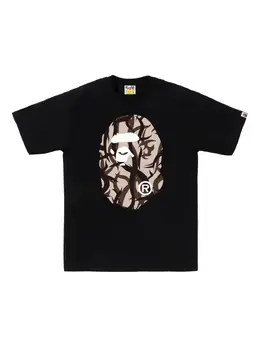A BATHING APE®: Чёрная футболка 