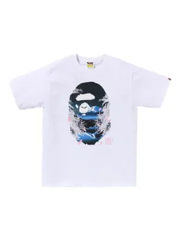 A BATHING APE®: Белая футболка 