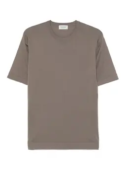 John Smedley: Коричневая футболка 