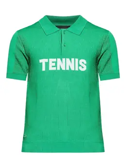 Lacoste: Зелёное поло 
