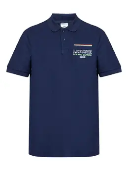 Lacoste: Синее поло 