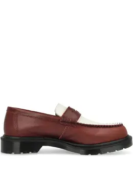 Dr. Martens: Бордовые туфли 
