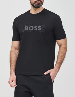 BOSS: Чёрная футболка 