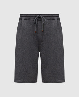 Brunello Cucinelli: Серые шорты 