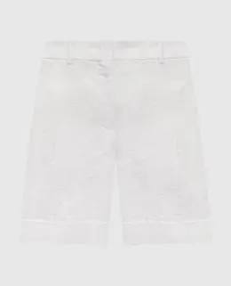 Jil Sander: Белые шорты 