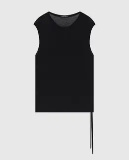 Ann Demeulemeester: Чёрный топ 