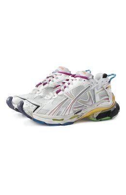 Balenciaga: Белые кроссовки  Runner