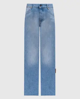 Off-White: Голубые джинсы 