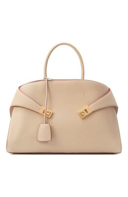 Ferragamo: Бежевая сумка 