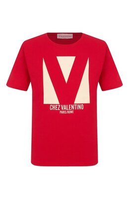 Valentino: Хлопковая футболка 