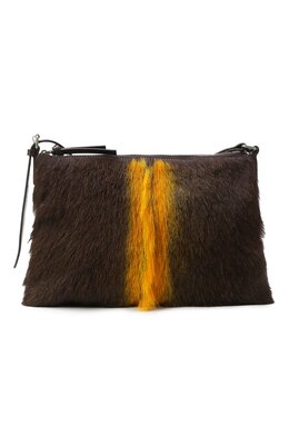 Dries Van Noten: Коричневая сумка 