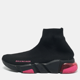 Balenciaga: Чёрные мокасины  Speed