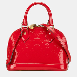 Louis Vuitton: Красная сумка  Alma BB