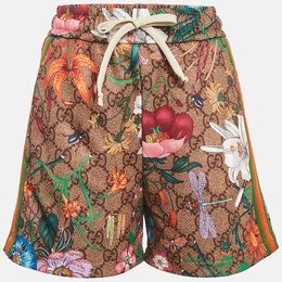 Gucci: Коричневые шорты  GG Supreme