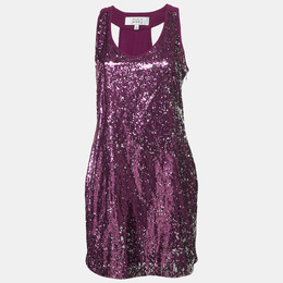 Badgley Mischka: Фиолетовое платье 