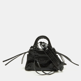 Balenciaga: Чёрная сумка  Neo Classic