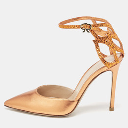 Gianvito Rossi: Оранжевые сандалии 