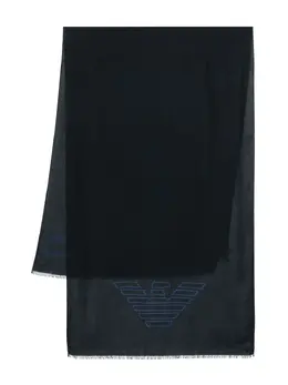 Emporio Armani: Шарф с принтом 